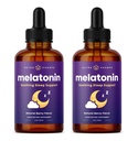 NutraChamps Liquid Melatonin Drops, 480 Servisler, Sugar Free Kids Melatonin Liquid Sleep Aid Supplement, Vegan & Non-GMO, Natural Berry Flavor, Melatonin 1 mg