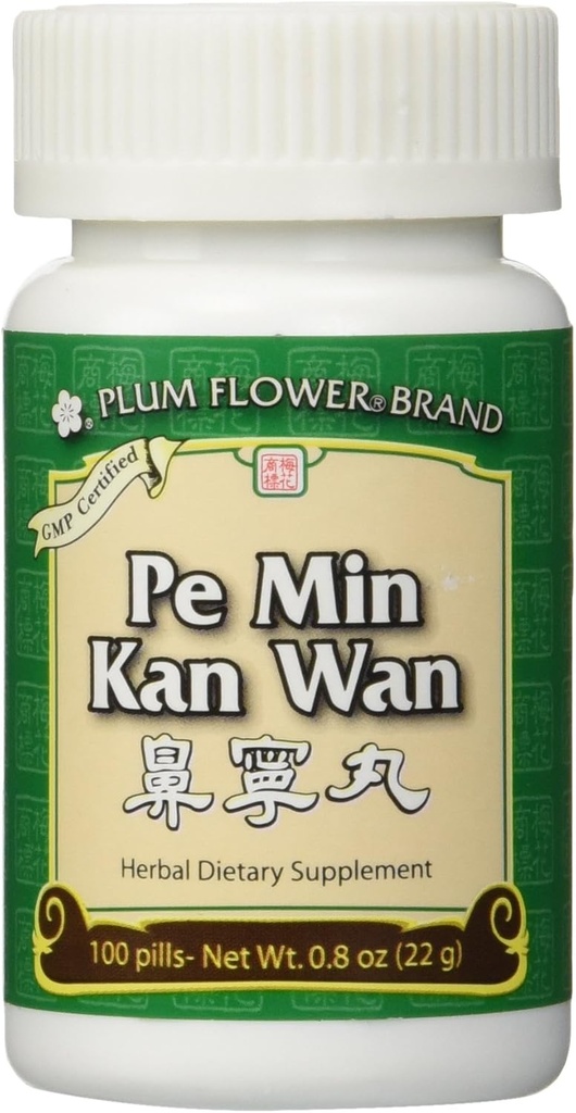 Pe Min Kan Wan (Nose Alerji Pills), 100 ct, Plant Çiçek