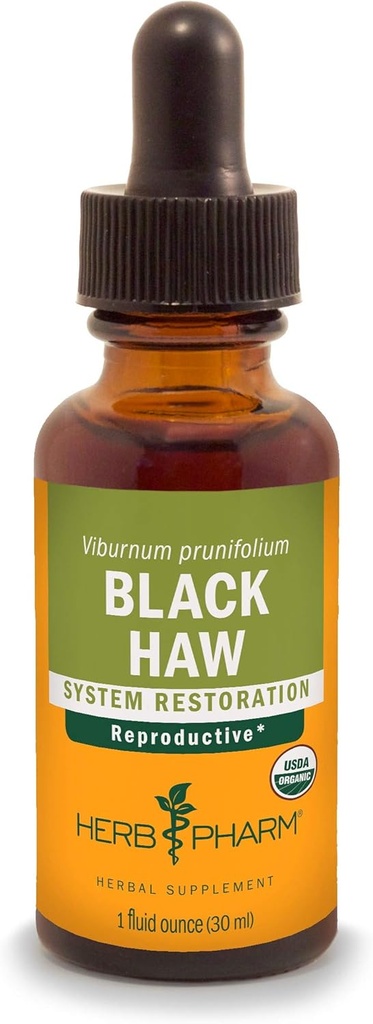Herb Pharm Certified Organic Black Haw Liquid Extract - 1 Ounce
