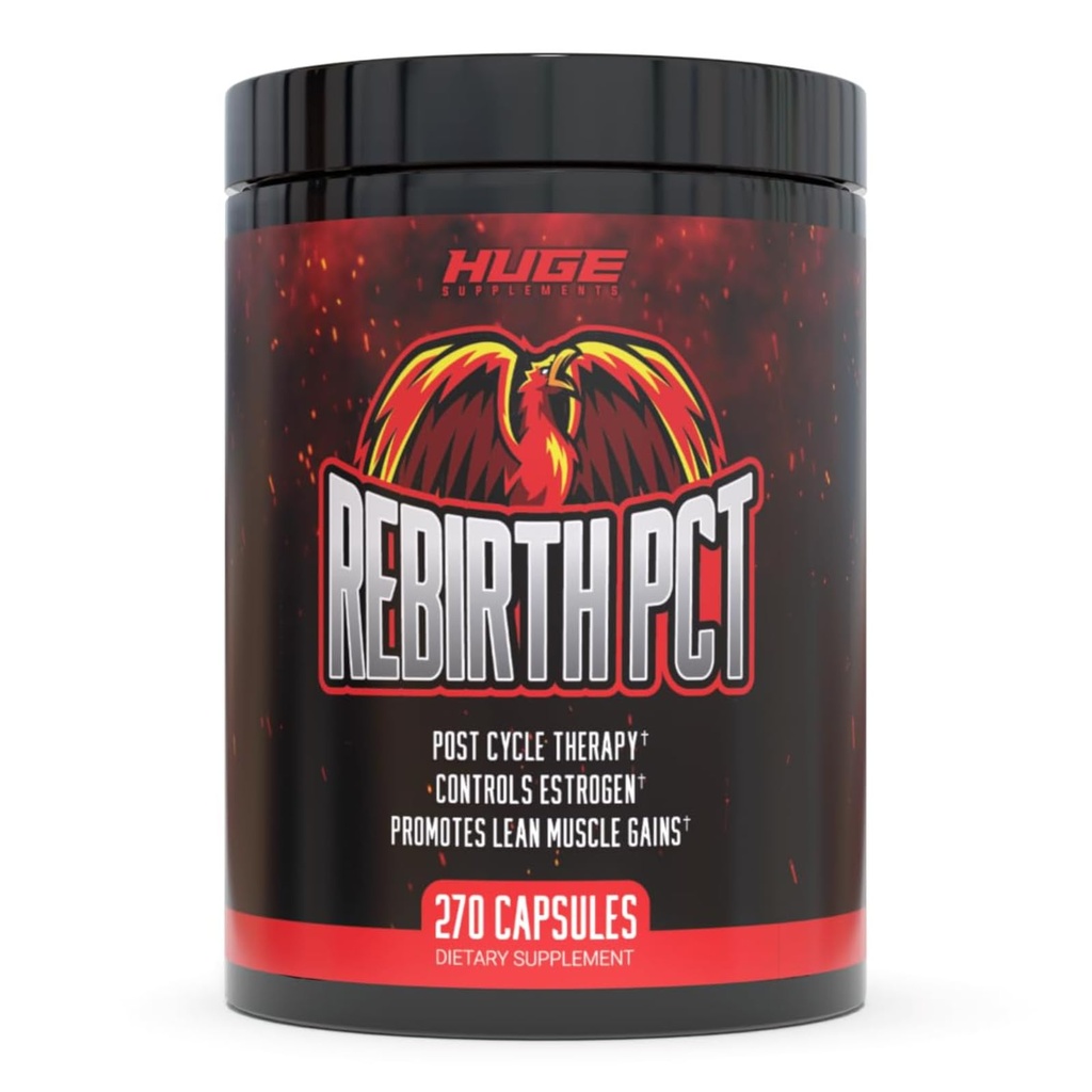 Erkekler için doğum PCT Supplement, Most Stacked & Complete Post Cycle Therapy Formula - Science-Backed Materialss & Optimal Dosages, Supercharge Recovery & Keeps from Your Rise (270 Capsules)