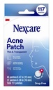Nexcare İnce ve Say Acne Patch, Skin Cover Absorbs Pus and Oil from Clogged Pores, Made with Hydrocolloid, Tab Allows for Easy Removal from Liner - 117 Pimple Patches
