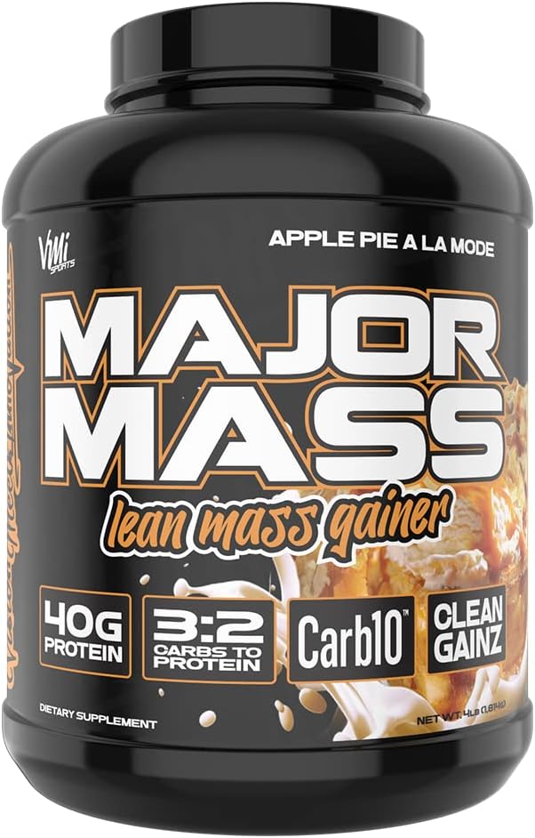 VMI Sports | Major Mass Lean Mass Winer | Mass Liger Protein Tozu için | Kilo Vermek için Protein Tozu | Kadınlar için Kilo Vermek (Apple Pie A La Mode)