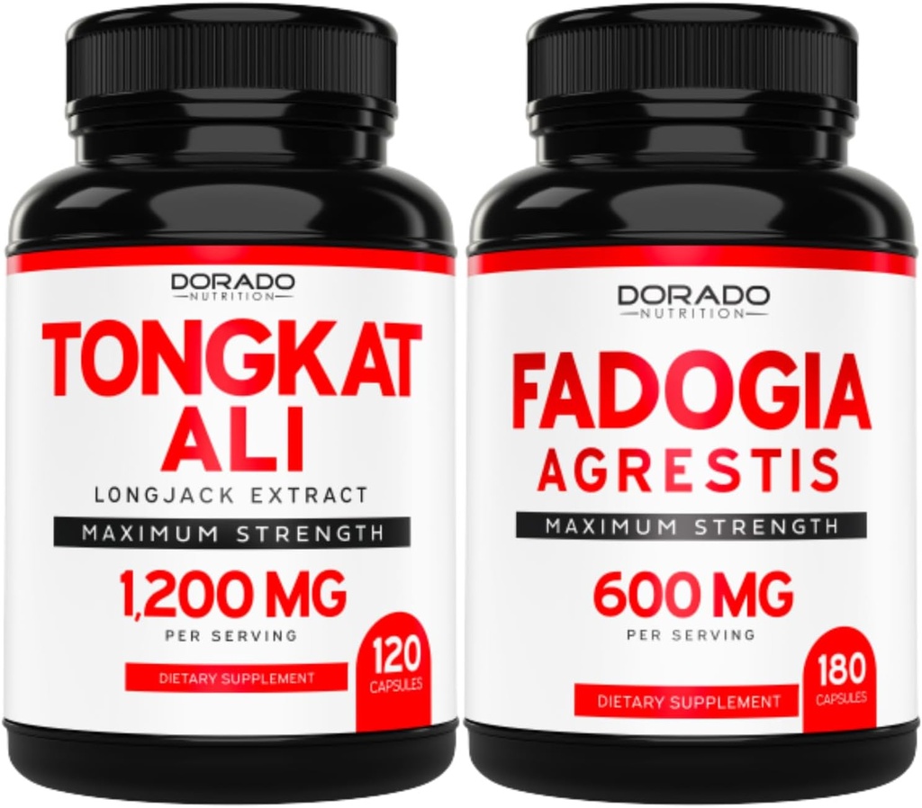 DORADO NUTRITION Tongkat Ali Extract (Longjack) Eurycoma Longifolia και Fadogia Agrestis 600mg εκχύλισμα