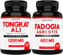 DORADO NUTRITION Tongkat Ali Ekstraksiyon (Uzunjack) Eurycoma Longifolia ve Fadogia Agrestis 600 mg Ekstraksiyon