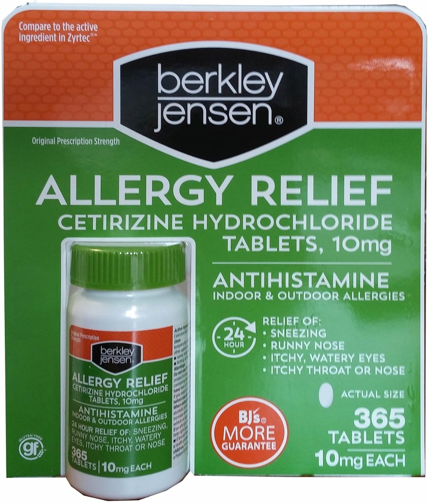 Berkley Jensen Αλλεργία Ανακούφιση, 365 κατ.