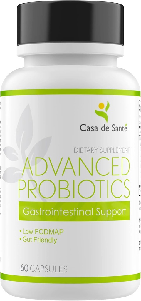 Casa de Sante Advanced Probiotic συμπλήρωμα για την εμμηνόπαυση και την περιεμμηνόπαυση γυναίκες-υποστηρίζει την ισορροπία ορμονών, καυτές αναλαμπές, νυκτερινές ιδρώσεις, υγεία των ούλων, Bloating Relief, Sleep