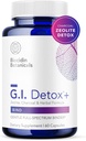 Biocidin G.I. Detox+ Aktif Charcoal Binder & Zeolit Detox Supplements with Silica - Helps Bind & Clear Toxins - Supports Full Body Cleansing and May Reduce Bloating (60 Capsules)