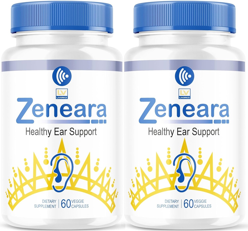 (2 Pack) Zeneara Sağlıklı Kulak Desteği Tamam, Zeneara, Zeneara Capsules, Zeneara Sağlıklı Kulak Desteği, Zeneara Advanced Formula, Zeneara Yorumlar, 120 Capsules 2 Ay
