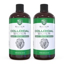 **Enhanced Colloidal Silver Liquid - Ultimate Immune Support Supplement | Immunity Boost & Immune ATM for Yetişkinler | Silver Water Solution for Immune Defense | 30 PPM Structured Silver | 2 Pack**