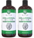 **Enhanced Colloidal Silver Liquid - Ultimate Immune Support Supplement | Immunity Boost & Immune ATM for Yetişkinler | Silver Water Solution for Immune Defense | 30 PPM Structured Silver | 2 Pack**