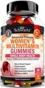 Γυναικεία πολυβιταμίνη Gummies με βιταμίνη A C B6 B12 D & E Βιταμίνες για την Ανοσολογική Υποστήριξη - Gummy Multivitamin για τις γυναίκες για την Κοίμηση του Μαστού & Συμπλήρωμα Διατροφής Ενέργειας, Μικτή Γεύση Μπέρι, 60 Ct
