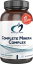 Sağlık için Tasarımlar Tamam Mineral Kompleksi - Temel + Trace Mineralleri Malate, Kromium, çinko + Daha Fazla - Demirsiz Çok Mineraller Ölüyor - Vegan + Gluten Ücretsiz (90 Capsules)