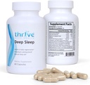 Thrive Good Deep Sleep - B6, Magnezyum - Melatonin, L-Tryptophan, 5-HTP, Inositol, Natural Plant Extracts - 60 Veggie Capsules
