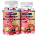 2 Pack NAD Resveratrol Supplement, Sugar Free 900mg Gummies with Quercetin, Collagen, Vitamin Support Anti Aging, Hücre Rejenerasyonu, Enerji Boost, Women Men Men Erkekler için Skin İyileştirme