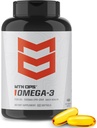 MTN OPS Omega 3 Fish Oil Supplement, 1000mg λιπαρά οξέα Softgels για υγιή καρδιά, κοινή & υγεία των οστών, 30 υπηρεσίες