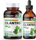 BIO KRAUTER Cilantro 100 Κάψουλες & Cilantro Βάμμα 4 Fl. Oz.