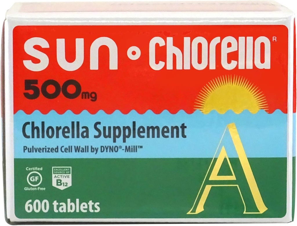 Sun Chlorella Two As Nice Log 2ct 500 mg Whole Body Wellness Green Algae Superfood Supplement 600 Tablet Plus Toz Green Algae Superfood Supplement 10x6g Packets