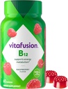 Vitafüzyon B12 G Vitaminleri, Delicious Raspberry Flavor, 60ct (30 Day Supply)