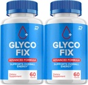Glyco Fix - GlycoFix Gelişmiş Supplement, Tüm Doğal Formula Sağlıklı Seviyeler, Maksimum Güçlü Günlük Formula, Gyco Fix Capsules Yorumları (2 Pack - 120 Capsules)