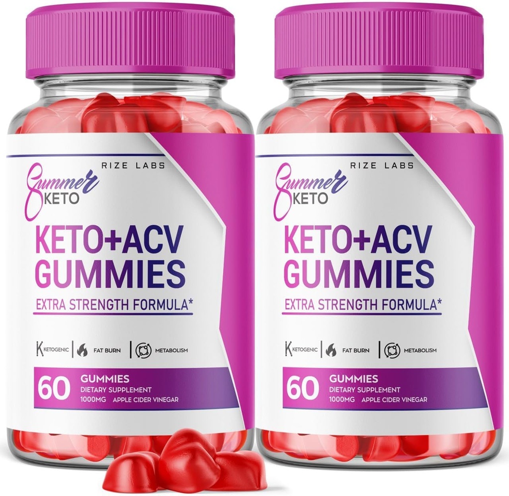 Laboratuvarları - Yaz Keto+ACV Gummies - Yaz Kilo Kaybı Gummies - Belly Fat Diyet, Vegan Advanced Formula (120 Gummies)