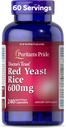 Puritan'ın Gurur Doktorları Red Yeast Rice 600 mg, Diyet Supplement, 240 Hızlı Yayın Kapsülleri