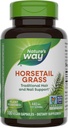 Nature's Way Horsetail Grass, Traditional Hair & Nail Support*, 440 mg per Service, Non-GMO Project  Valid, Vegan, 100 Capsules (Package May Vary)