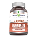 Εκπληκτικές Φόρμουλες L-Lysine 500 Mg Amino Acid Supplement 