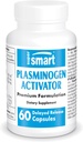 Supersmart - Plasminogen Activator (Advanced Formula) - Pterostilbene, Nattokinase, Serrapeptase, OPC - Yüksek Potency Antioksi Supplement | Non-GMO & Gluten Free - 60 Gecikme