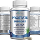 Prostate Support Formula for Men - Saw Palmetto, Plant Sterol, 33 Herbs, Bladder Control Pills to Reduce Frequent Urination & Crypto Blocker to prevent Hair Missing | Prostate Supplement | 90 Capsules