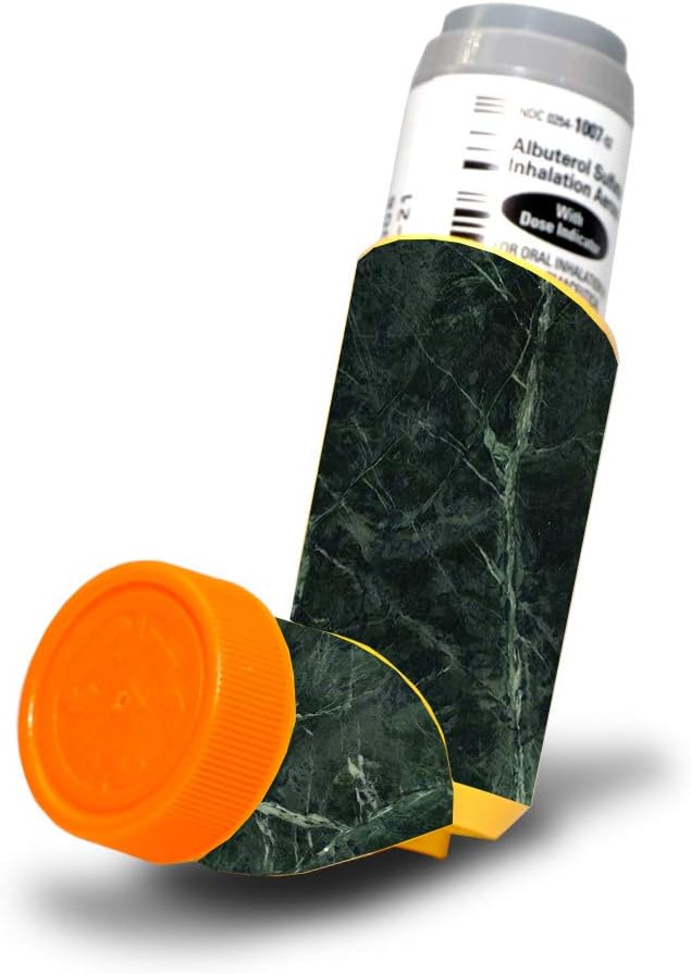 MightySkins Skin for Proventil HFA Asthma Inhaler - Grunge Marble 