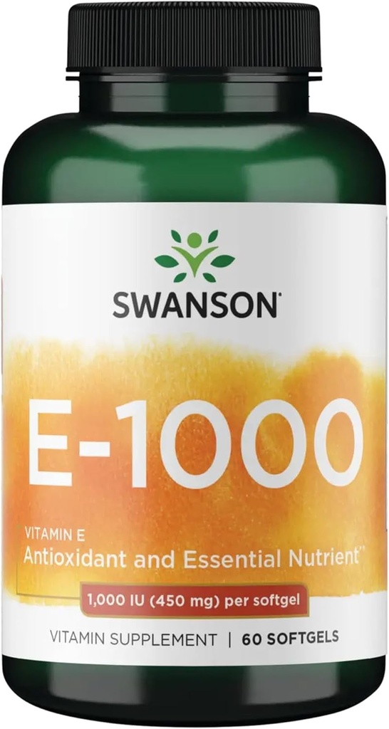 Swanson Vitamini 1000 Iu 1000 Iu (450 Milligram) 60 Sgels