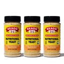 Bragg Beslenme Yeast Seasoning – Vegan, Gluten Ücretsiz Peynir Flakes – Protein ve Vitaminlerin İyi Kaynağı – Nutritious Savory Parmesan Cheese Substitute – Non GMO TY, 4.5 ounce, 3Pack