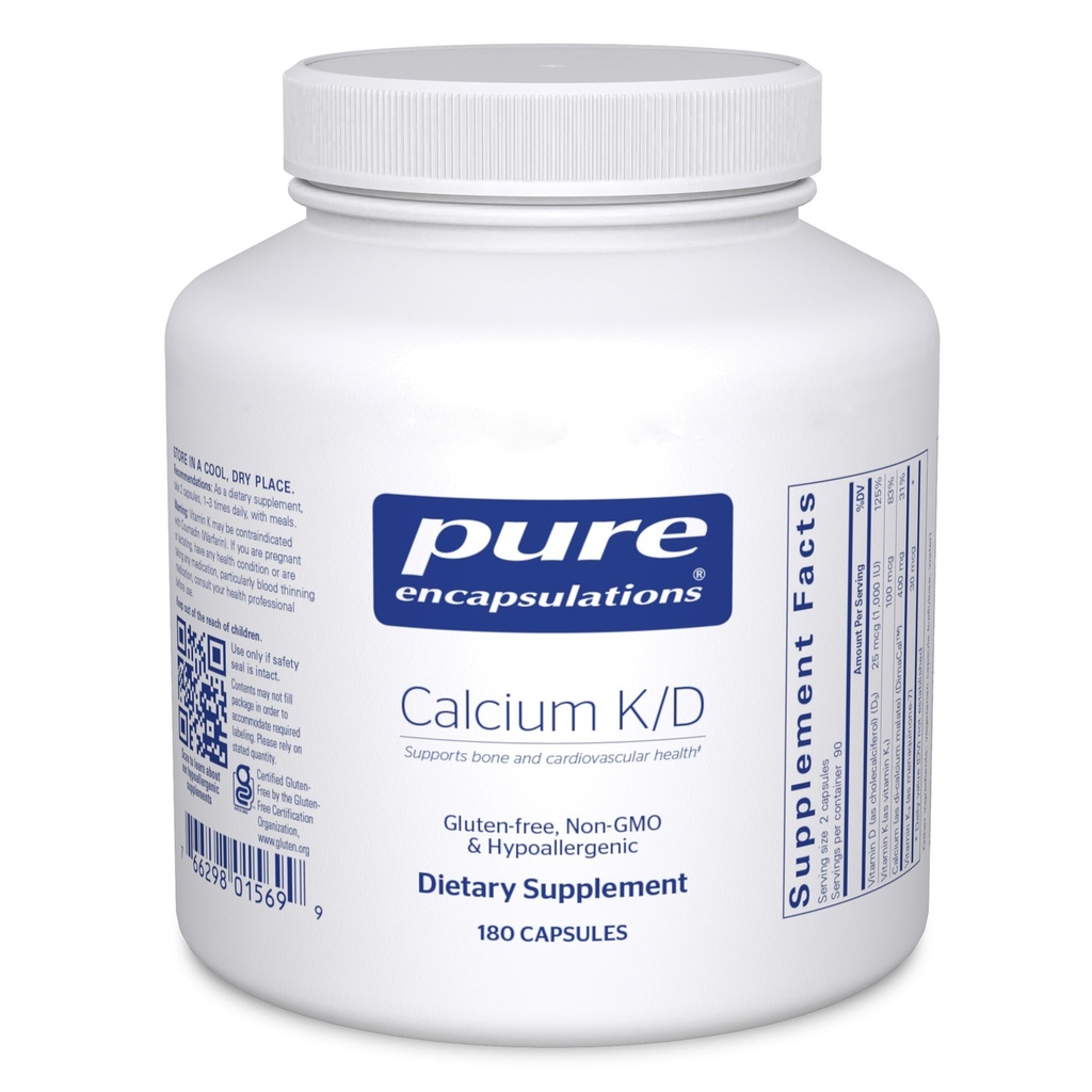 Saf Encapsulationsuba K/D | Bone Strength, Immune System, Kolon ve Cardiovascular Health* | 180 Capsules