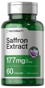 Horbäach Saffron Extract Capsules | 60 Pills | for Women and Men | Non-GMO, Gluten Free Supplement