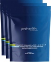 ProHealth Longevity Collagen Peptides Powder - για ανθρώπους άνω των 40. 20g Multi Collagen. 2g Pro-Collagen. Υαλουρονικό οξύ. Τύπος I, II, III, V, X για αρθρώσεις, οστά, μαλλιά, δέρμα, μύες, κόκκαλα - (3 Pack)