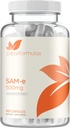 Bioactive SAM-e 500mg - συμπλήρωμα SAM-e υψηλής αντοχής με βιολογικά ενεργό μορφή S,S για υποστήριξη ήπατος και διάθεσης - Vegan Non-GMO Συντηρητικό Δωρεάν - Κατασκευάζεται στις ΗΠΑ (180 εξυπηρετούν)