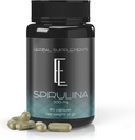 Enchanted Living Spirulina Capsules - 90 x 500 mg, High-Potency Plant-Based Superfood, Supplements, Non-GMO Sebze Hücreleri Vegan Dostu Capsules