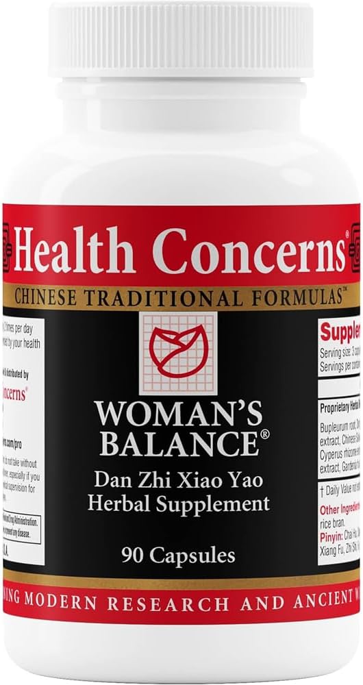 Sağlık Kadın Dengesi - Herbal PMS Kadınlar için Tamamlandı – Erkeklerintrual Cycle & Menopause Relief – China Herbal Formula – Mood Support & Hormonal Balance – 90 Capsules