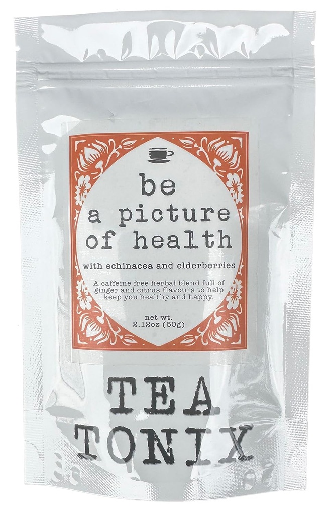 BE A PICTURE OF SA Tea with Echinacea, Elderberries, and Ginger 60g (2.12oz) - Daha İyi Sağlık için ve Size Soğuk Sezon boyunca Yardım Etmek için
