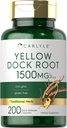 Carlyle Yellow Dock Root Capsules 1500 mg | 200 Count | Non-GMO, Gluten Free | High Potency Formula | Geleneksel Herb