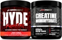 PROSUPPS Hyde, Sustained Pre-Workout, Fruit Punch ve Kretine 300