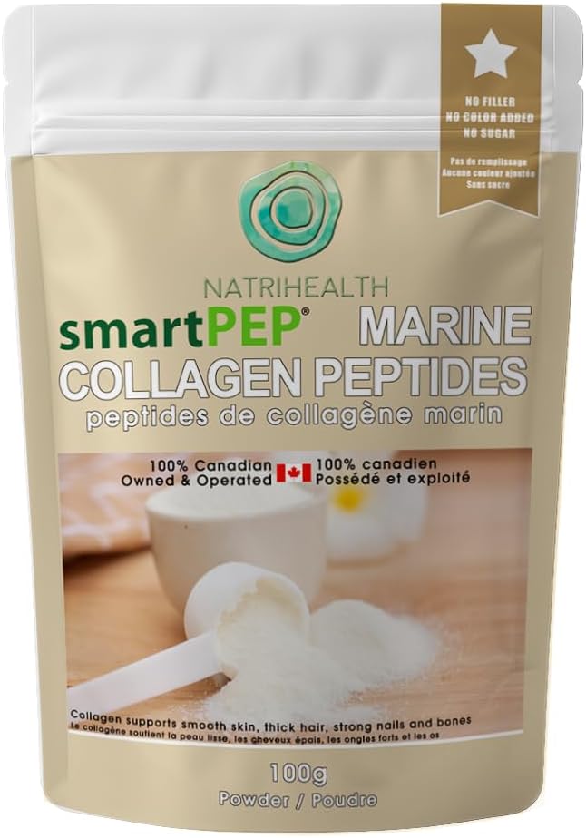 SmartPEP Hydrolized Marine Collagen Peptides Peptides Powder (100 gram) Άγρια Ψάρια, Υψηλής Πέψης συμπλήρωμα θαλάσσιου κολλαγόνου, Άγευστη, Μεγάλη για το δέρμα