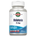 KAL Μελατονίνη 3mg Sleep Aid, Δισκία ταχείας διάλυσης μελατονίνης, Χαλαρωτική χαλάρωση και υγιής υποστήριξη κύκλου ύπνου, με προστιθέμενη βιταμίνη Β6, Vegan, Χωρίς γλουτένη, Μη ΓΤΟ, 120 μερίδες, 120 ActivTabs