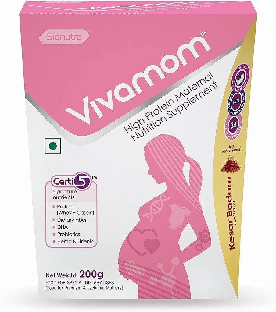 BETT Vivamom® Μητρική Διατροφή στην Εγκυμοσύνη & Lactation (Kesar Badam, 200g)