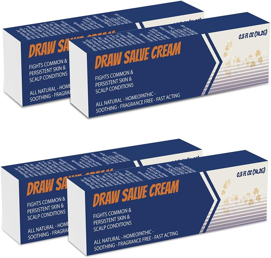 Drawing Salve Cream - Fast Active Relief for atopic Eczema, Ichy Hands, fees, Bums, μασχάλες - ενυδατική για Soothe Ichy, Dry Skin - Κατάλληλο για ενήλικες και παιδιά