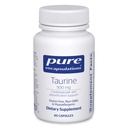 Pure Encapsulations Taurine 500 mg | Liver, Eye Health, Antioksis, Heart, Beyin ve Kass* | 60 Capsules