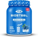 BioÇelik Zero Sugar Hydration Mix, Great Tasting Hydration with 5 Essential Electrolytes, Blue Raspberry Flavor, 100 Tuba