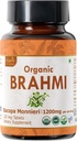 Brahmi 120 Tablet - USDA Organik Bacopa Monnieri Supplement - Destekler Focus, Calm & Memory – Herbal Nootropic*