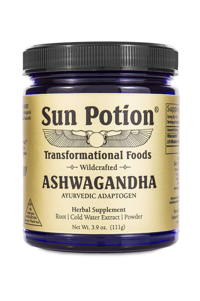 Sun Potion Ashwagandha (Wildcrafted) | 111 Grams | 88 Hizmet