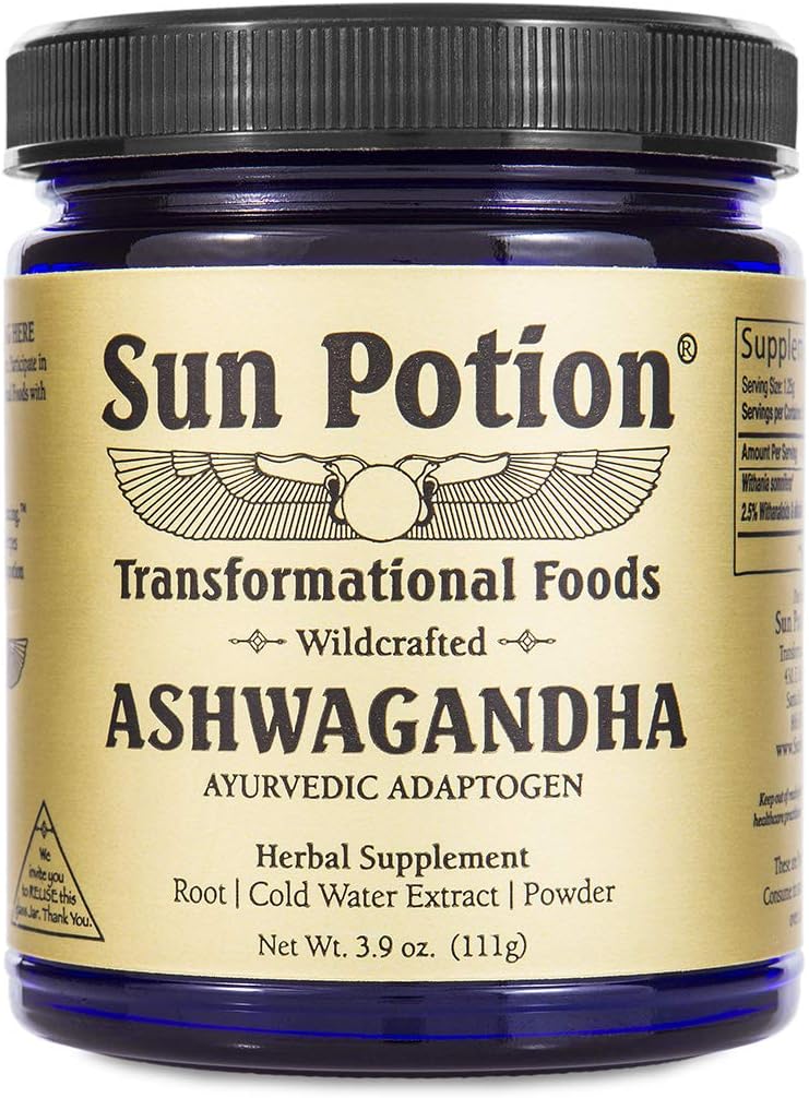 Sun Potion Ashwagandha (Wildcrafted) | 111 Grams | 88 Hizmet